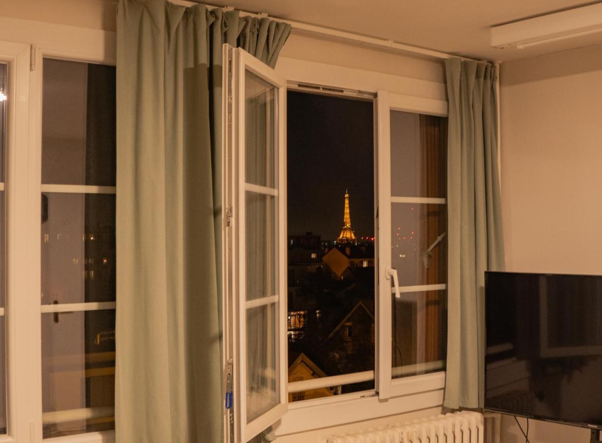 Joli T2 Proche Du Metro Avec Vue Tour Eiffel Lejlighed Issy-les-Moulineaux Eksteriør billede
